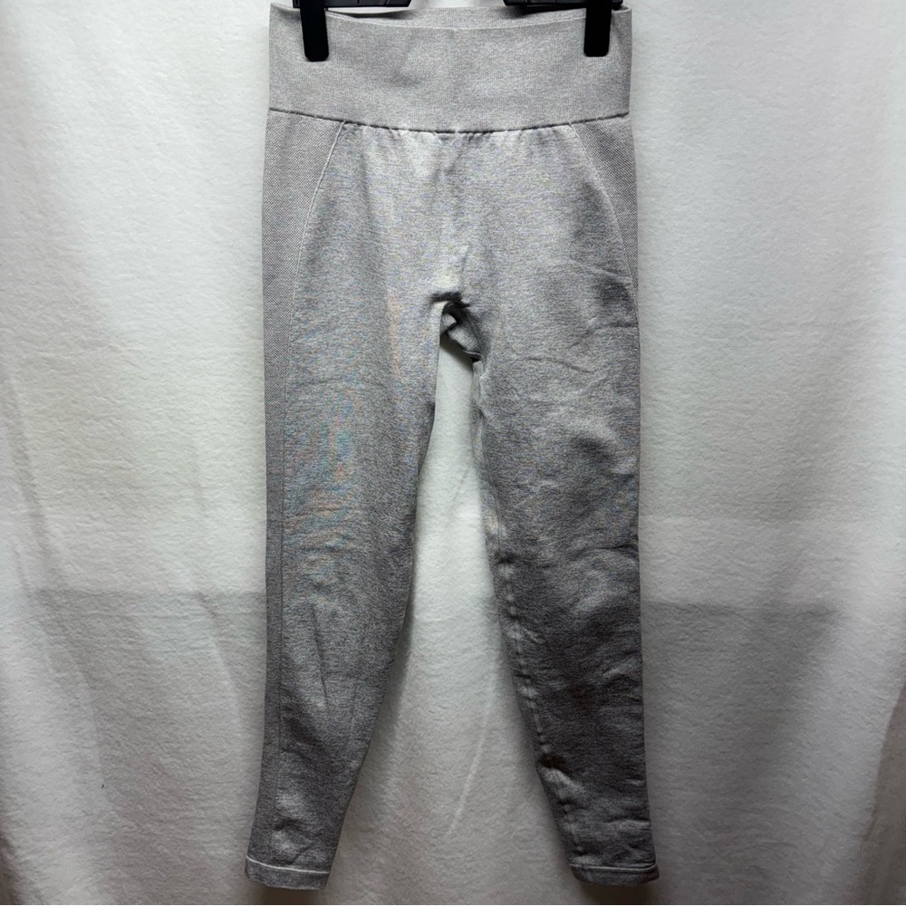 Gymshark Vital Leggings Womens XS/S Gray Seamless Workout 27 Inseam
